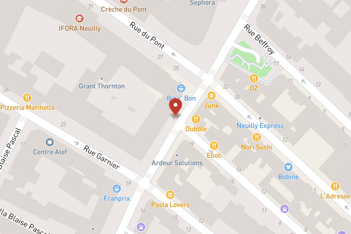 Plan de situation — 23 Rue Ybry