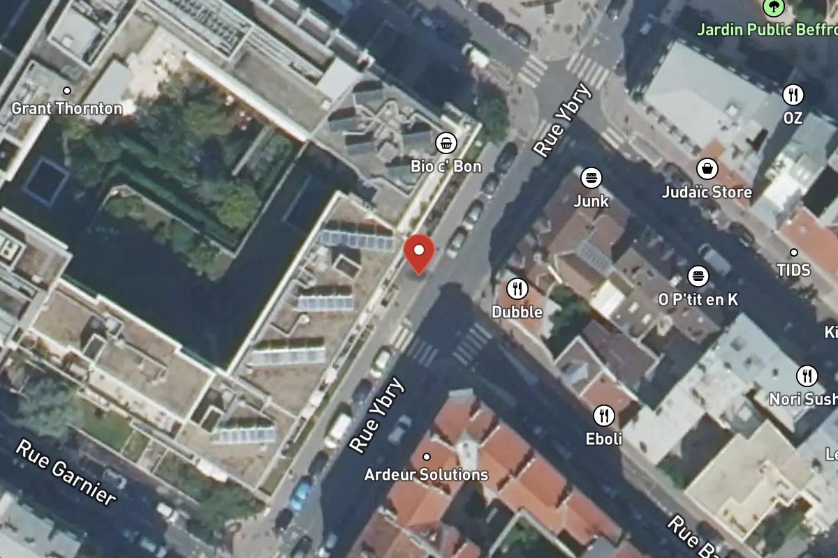 Vue satellite — 23 Rue Ybry