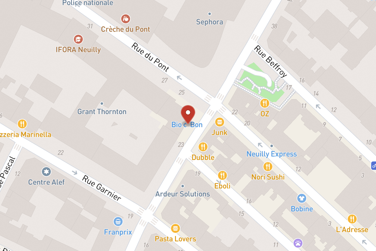 Plan de situation — 25 Rue Ybry