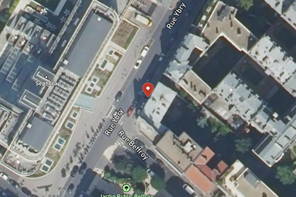 Vue satellite — 38 Rue Ybry