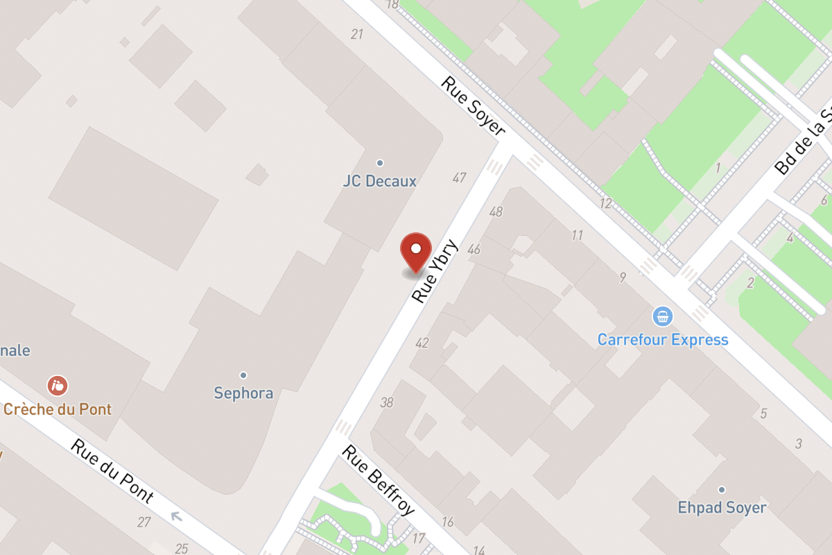 Plan de situation — 41 Rue Ybry