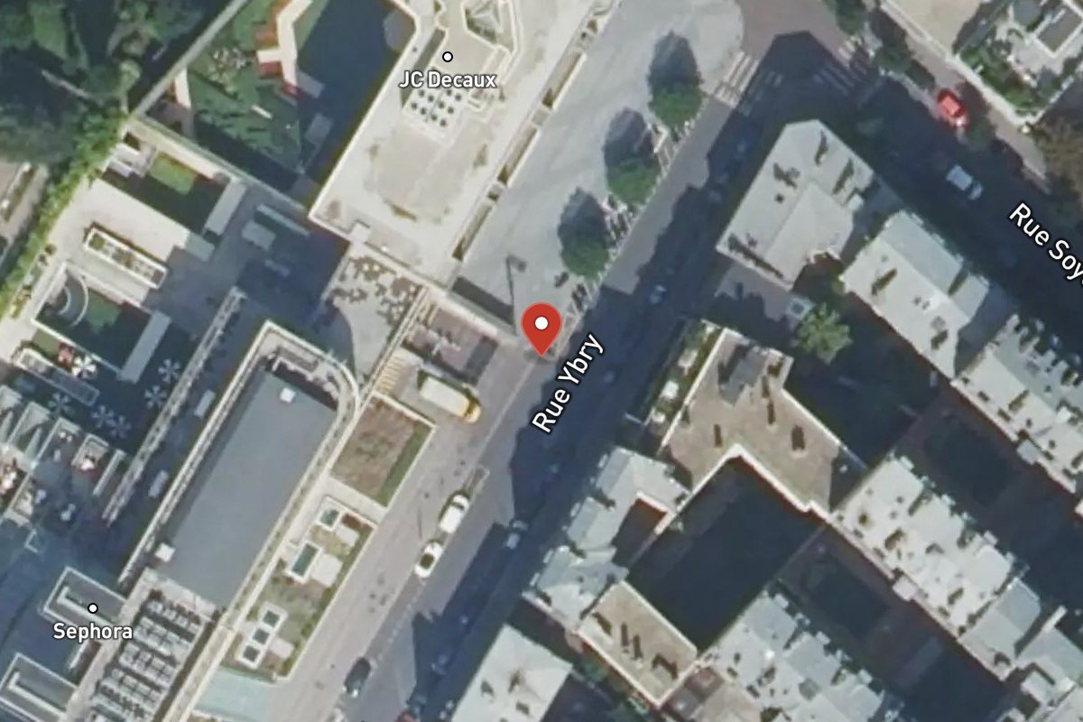 Vue satellite — 41 Rue Ybry