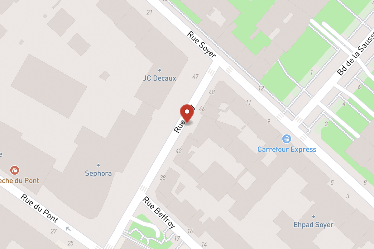 Plan de situation — 44 Rue Ybry