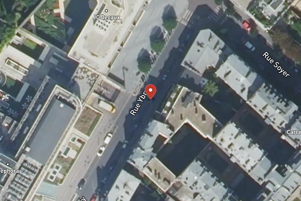 Vue satellite — 44 Rue Ybry