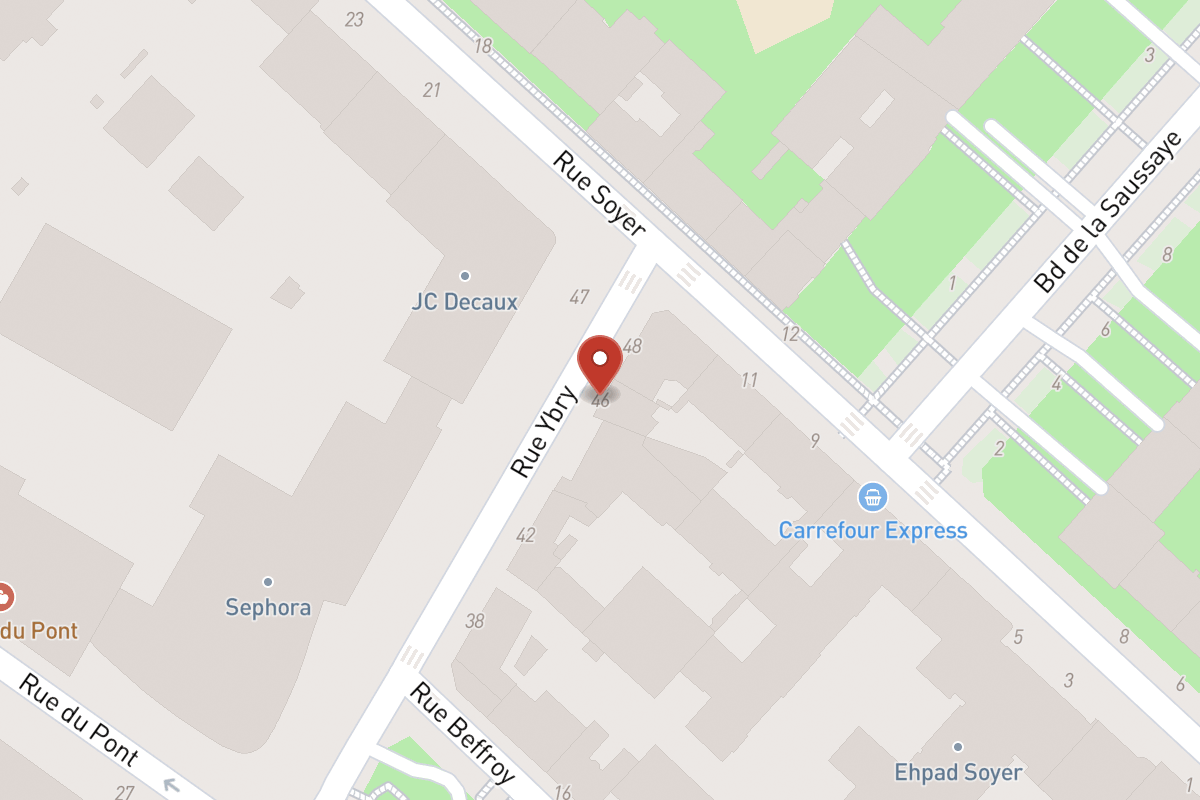 Plan de situation — 46 Rue Ybry