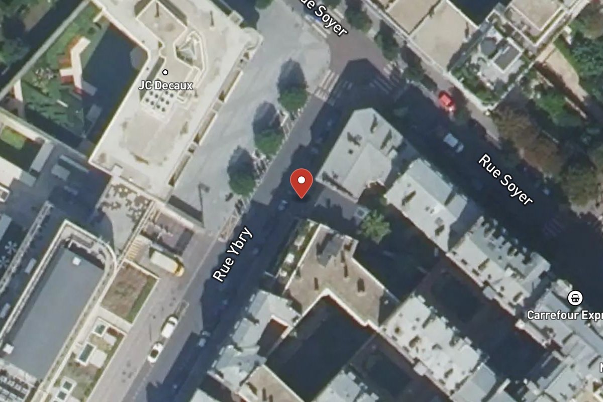 Vue satellite — 46 Rue Ybry