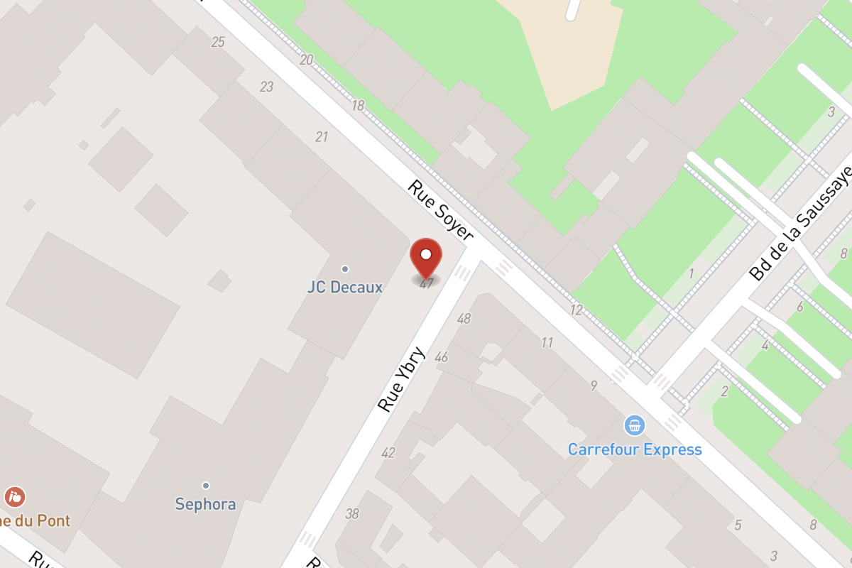Plan de situation — 47 Rue Ybry