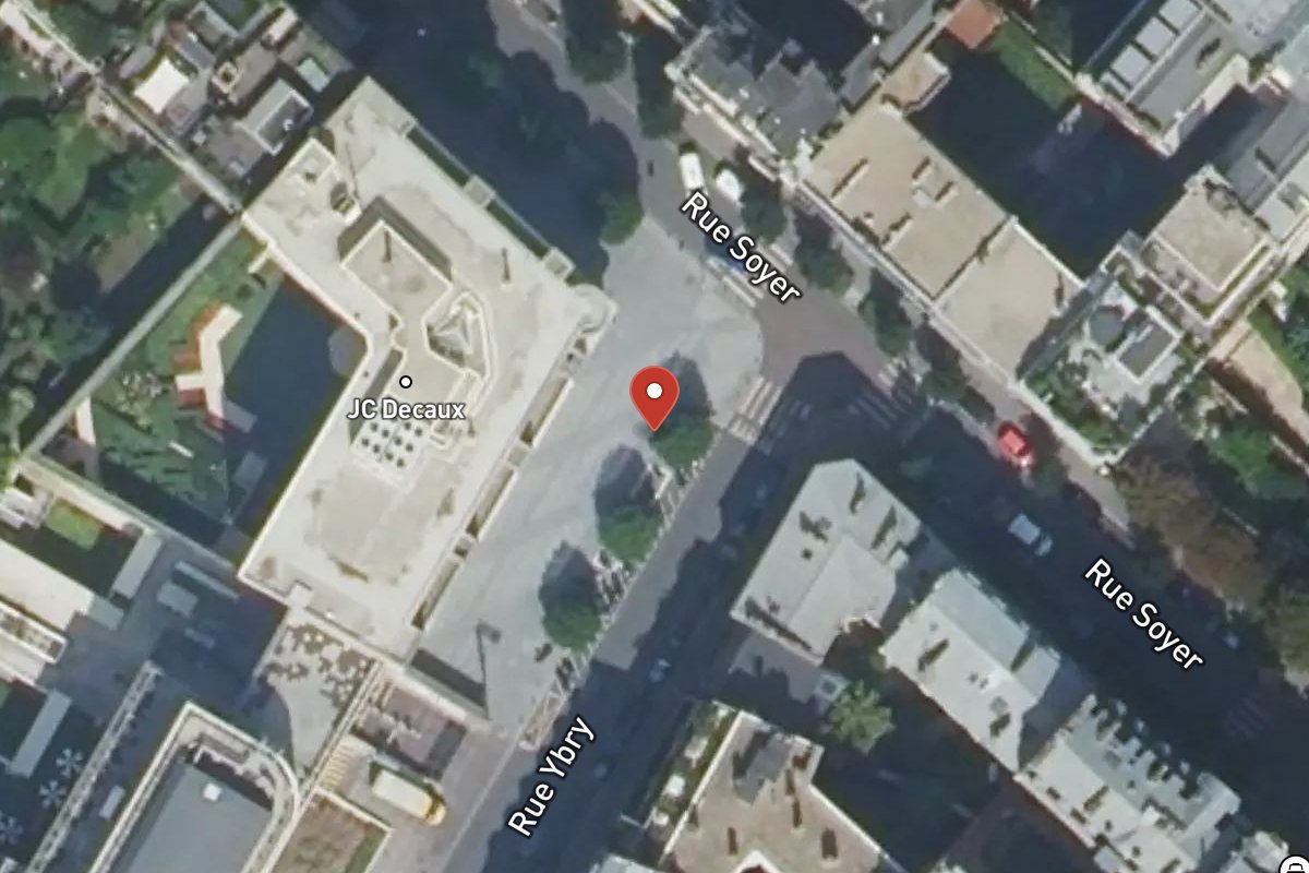 Vue satellite — 47 Rue Ybry