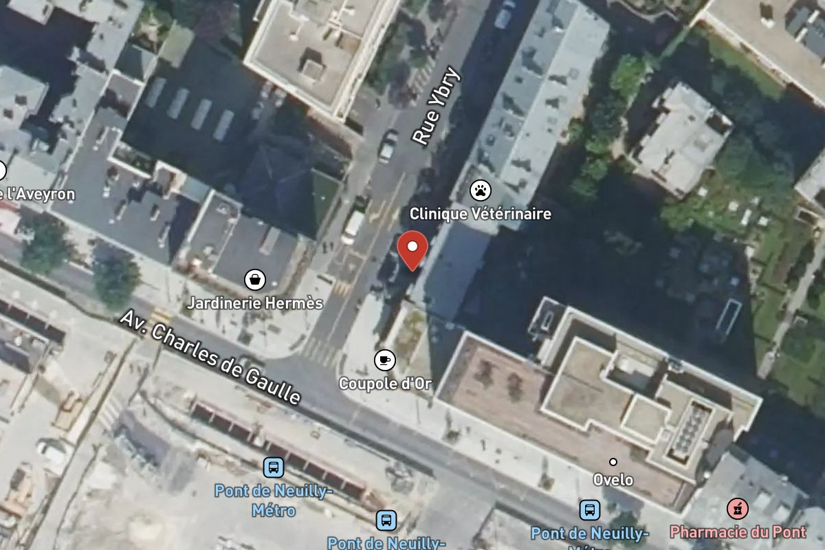 Vue satellite — 4 Rue Ybry
