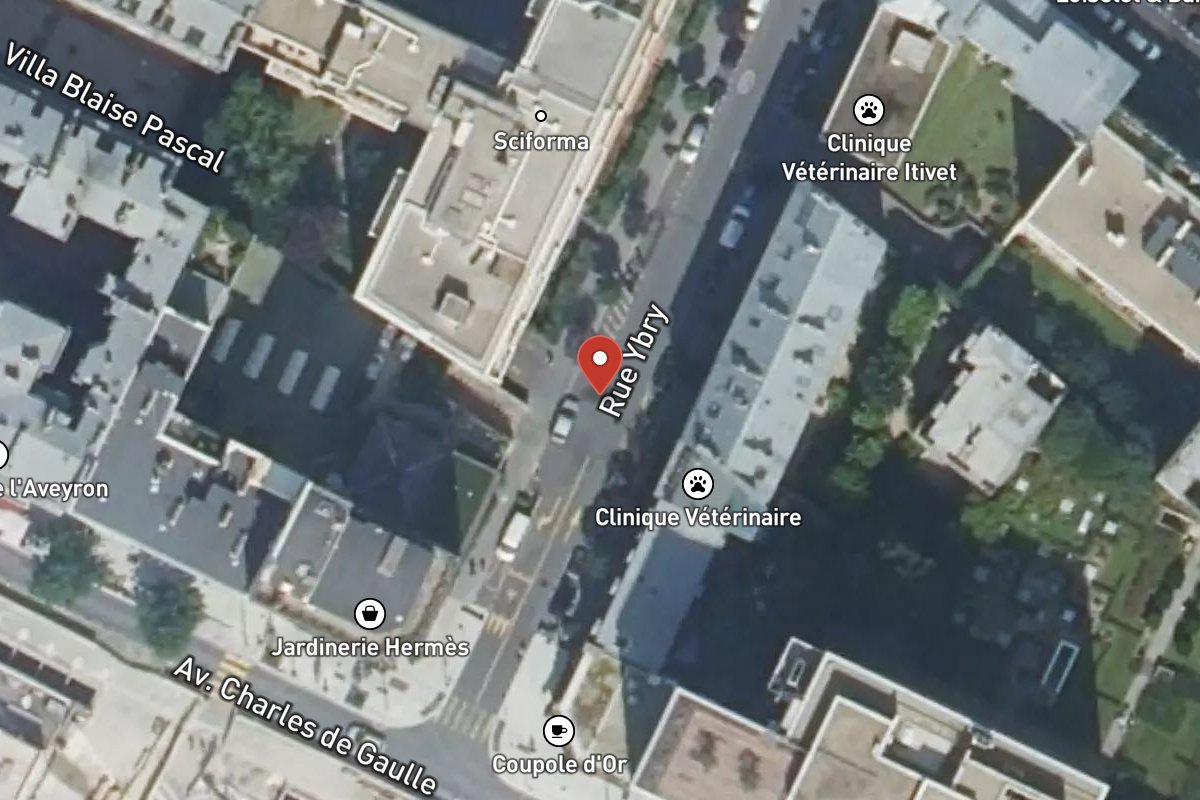 Vue satellite — 5 Rue Ybry