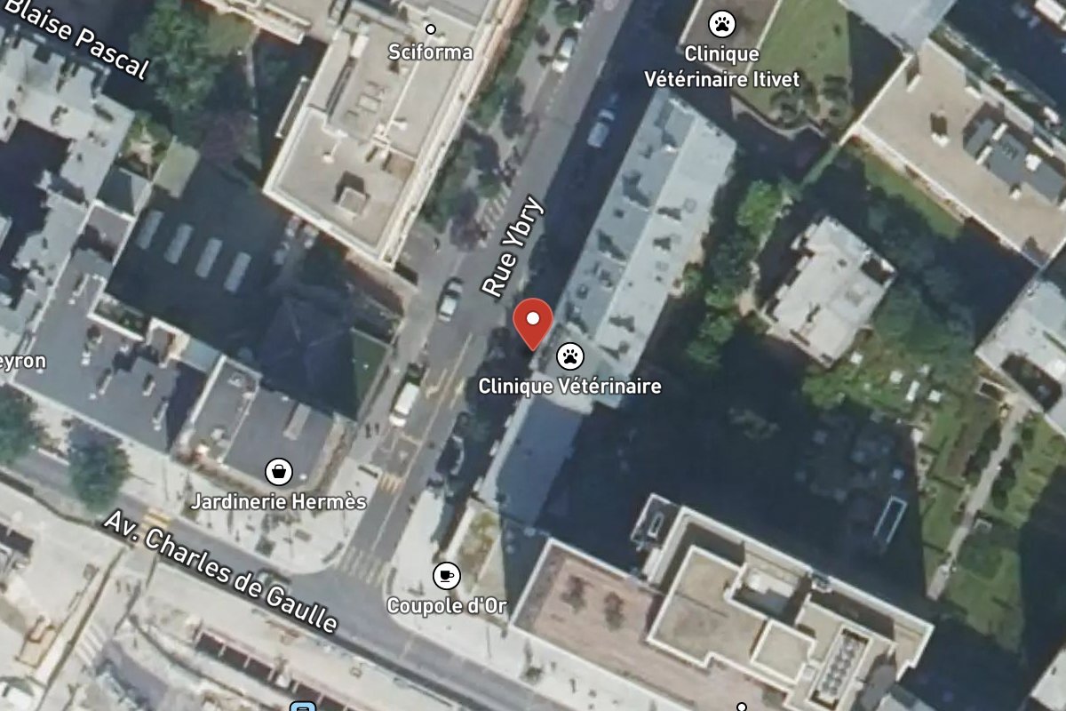 Vue satellite — 8 Rue Ybry