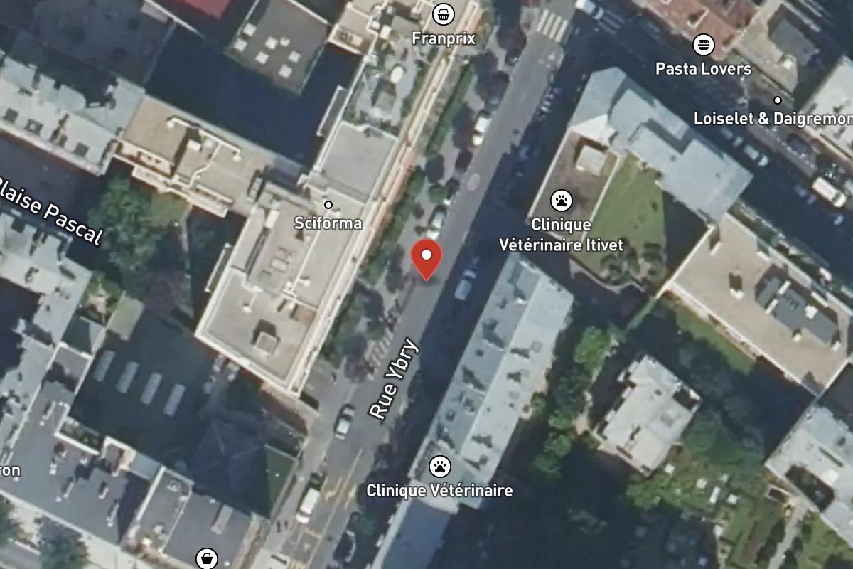 Vue satellite — 9 Rue Ybry