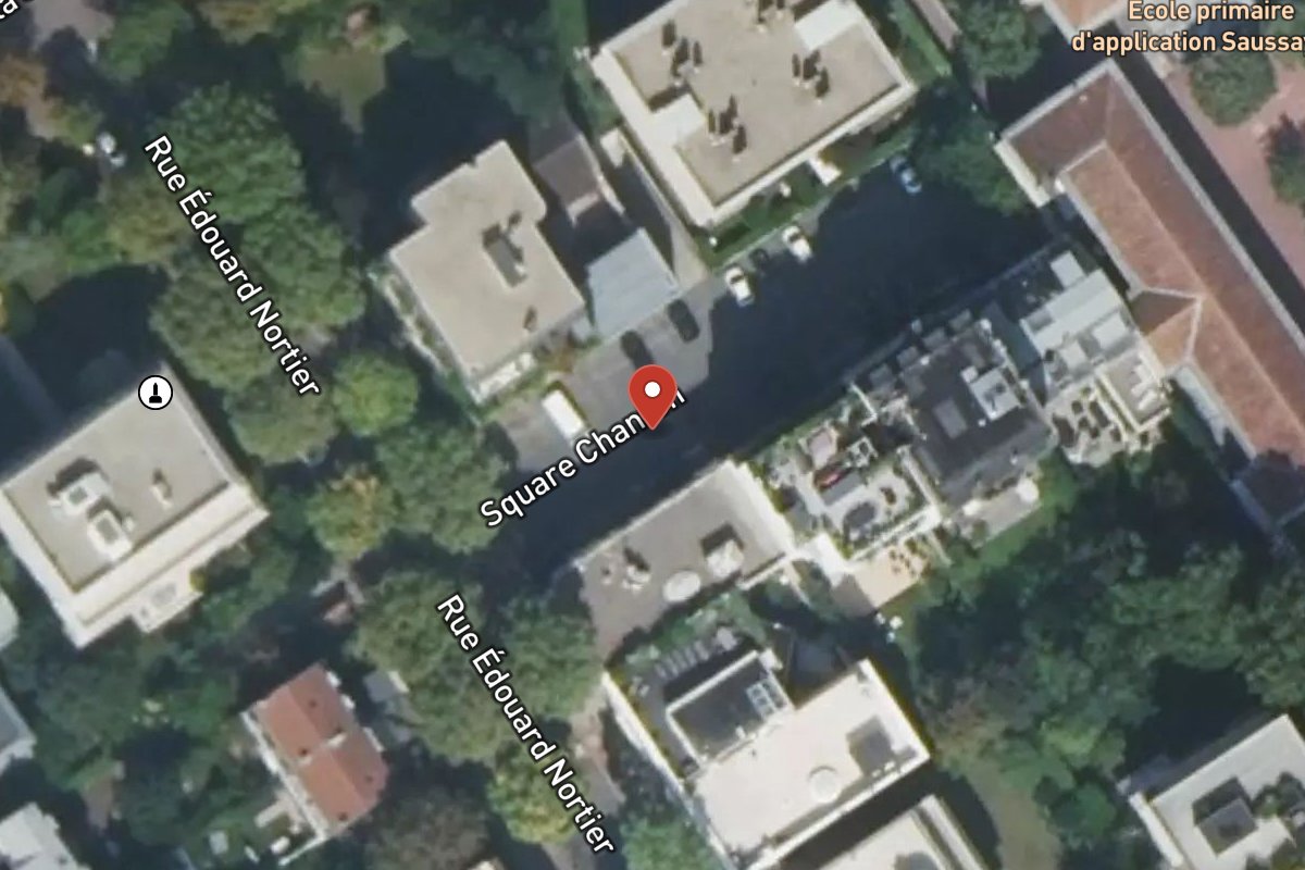Vue satellite — 1 Square Chanton