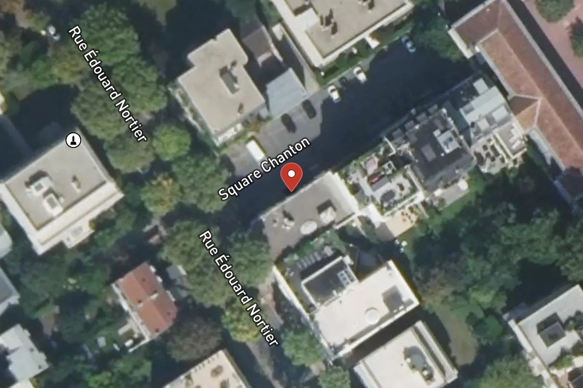 Vue satellite — 2 Square Chanton