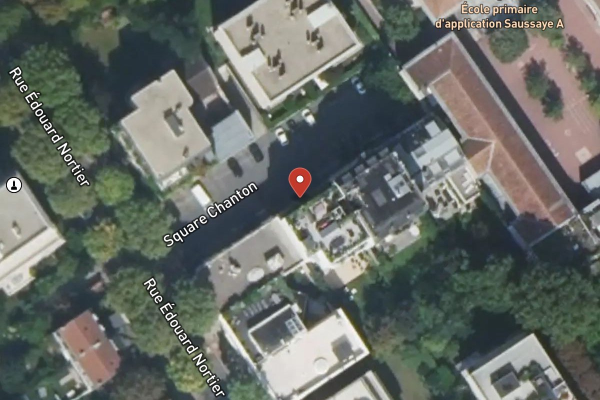 Vue satellite — 4 Square Chanton