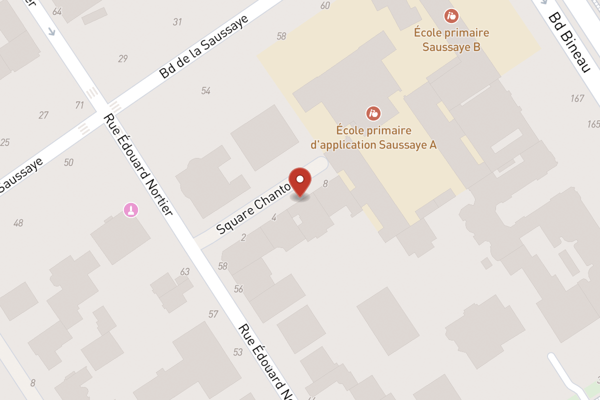 Plan de situation — 6 Square Chanton