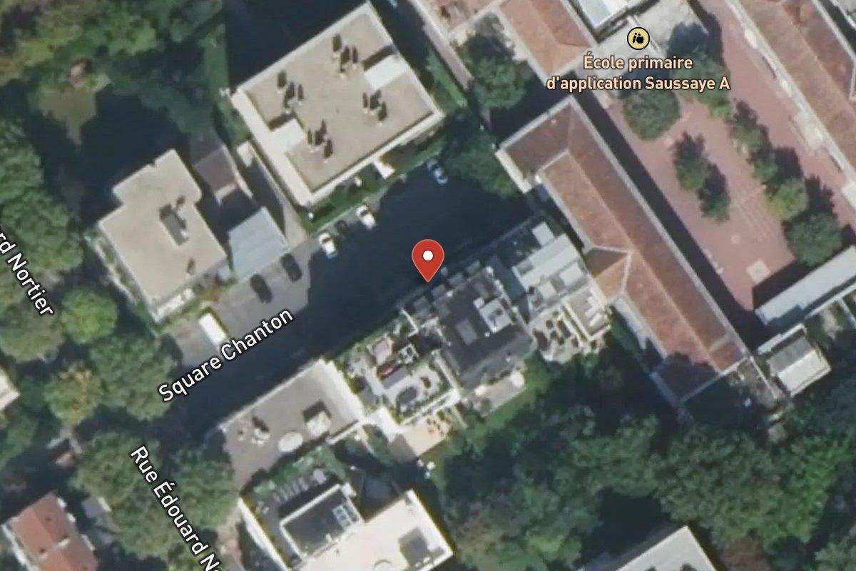 Vue satellite — 6 Square Chanton