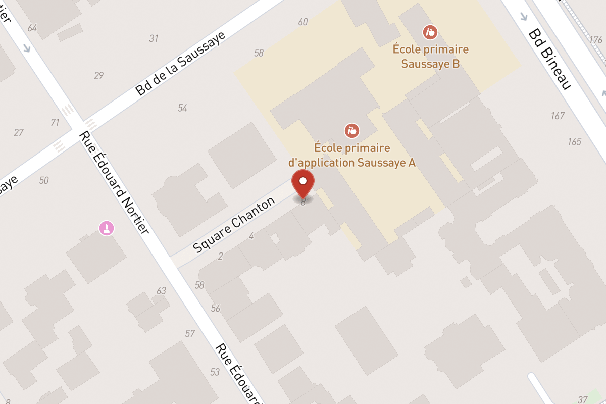 Plan de situation — 8 Square Chanton
