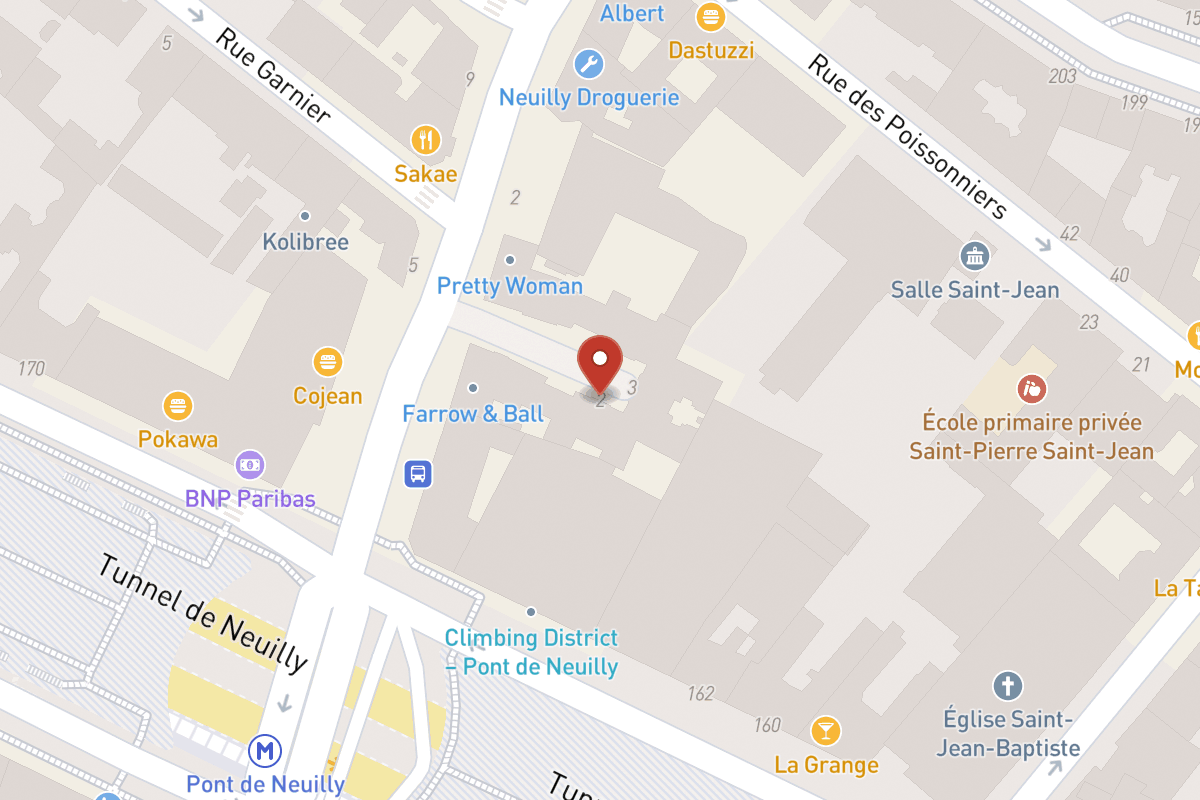 Plan de situation — 2 Square Neuilly Chateau