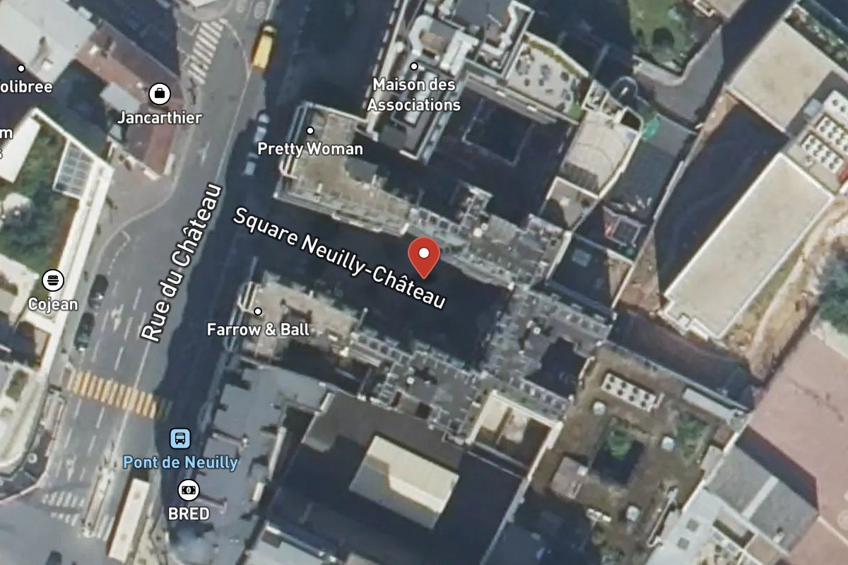 Vue satellite — 4 Square Neuilly Chateau