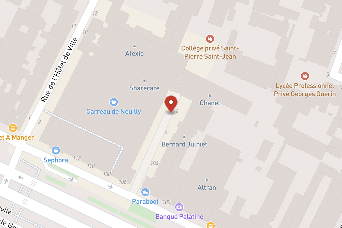 Plan de situation — Allee Ferrand