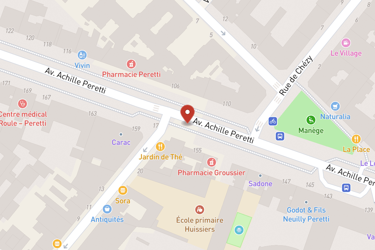Plan de situation — Avenue Achille Peretti