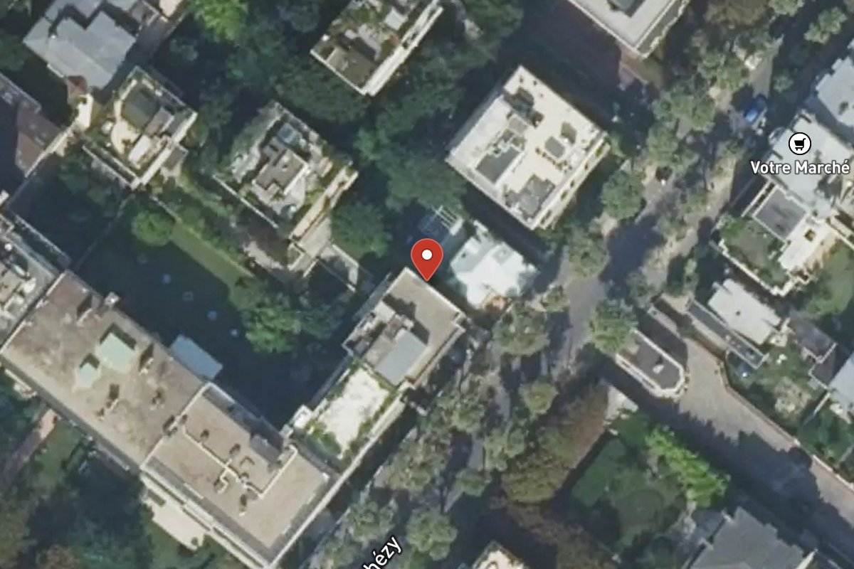 Vue satellite — Avenue Bineau