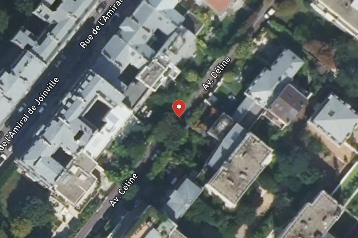Vue satellite — Avenue Céline