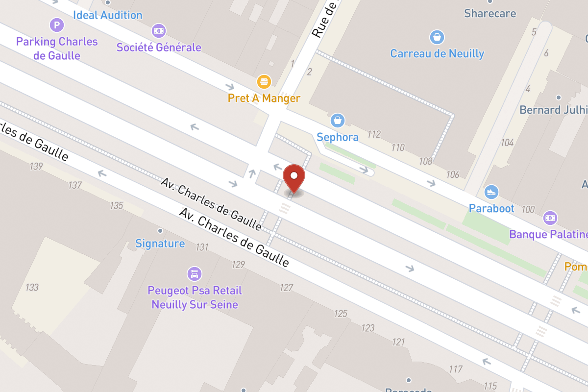 Plan de situation — Avenue Charles de Gaulle