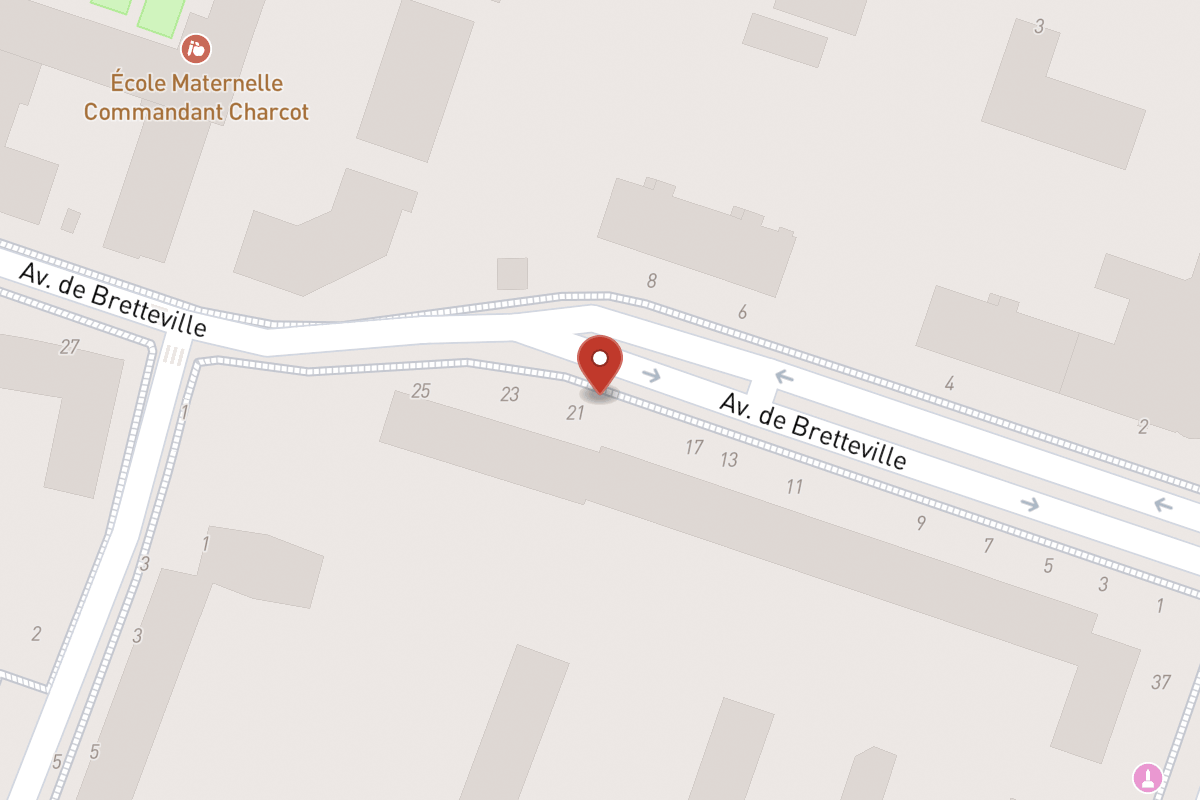 Plan de situation — Avenue de Bretteville