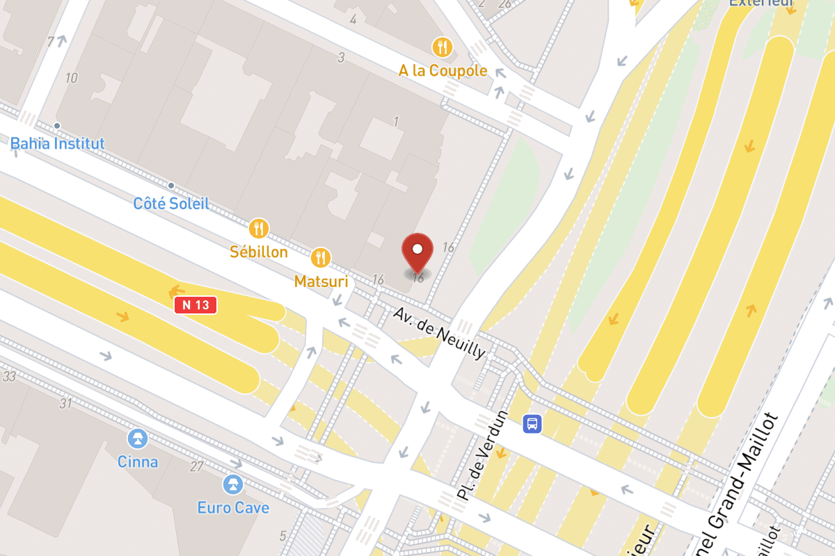 Plan de situation — Avenue de Verdun