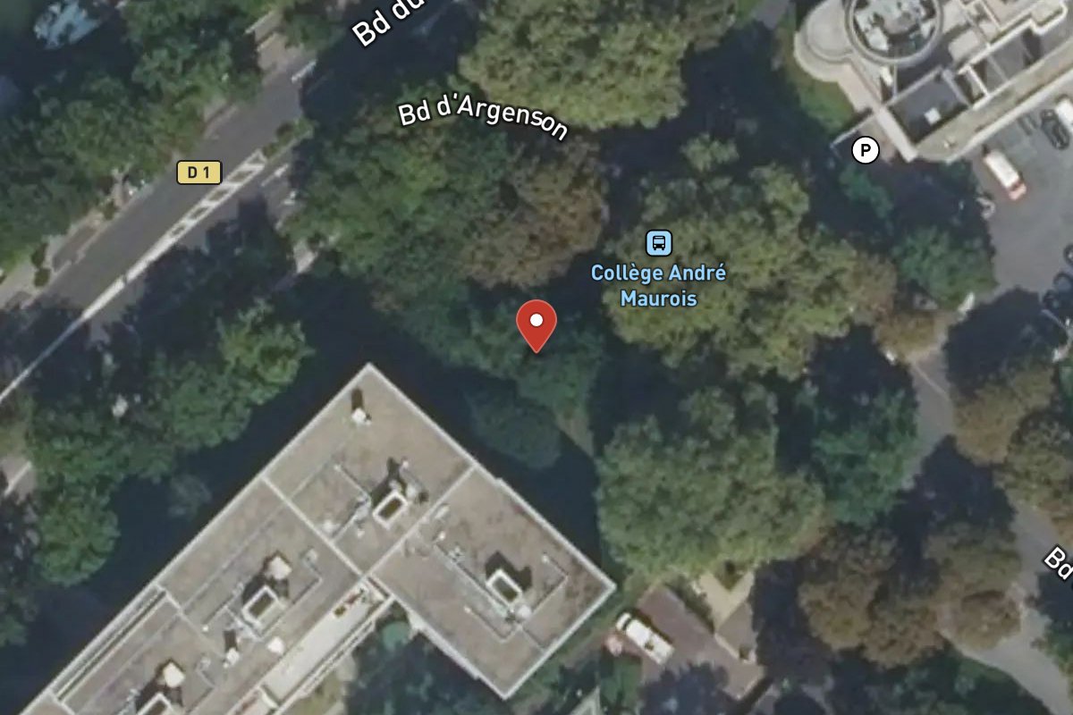 Vue satellite — Avenue du Général Leclerc