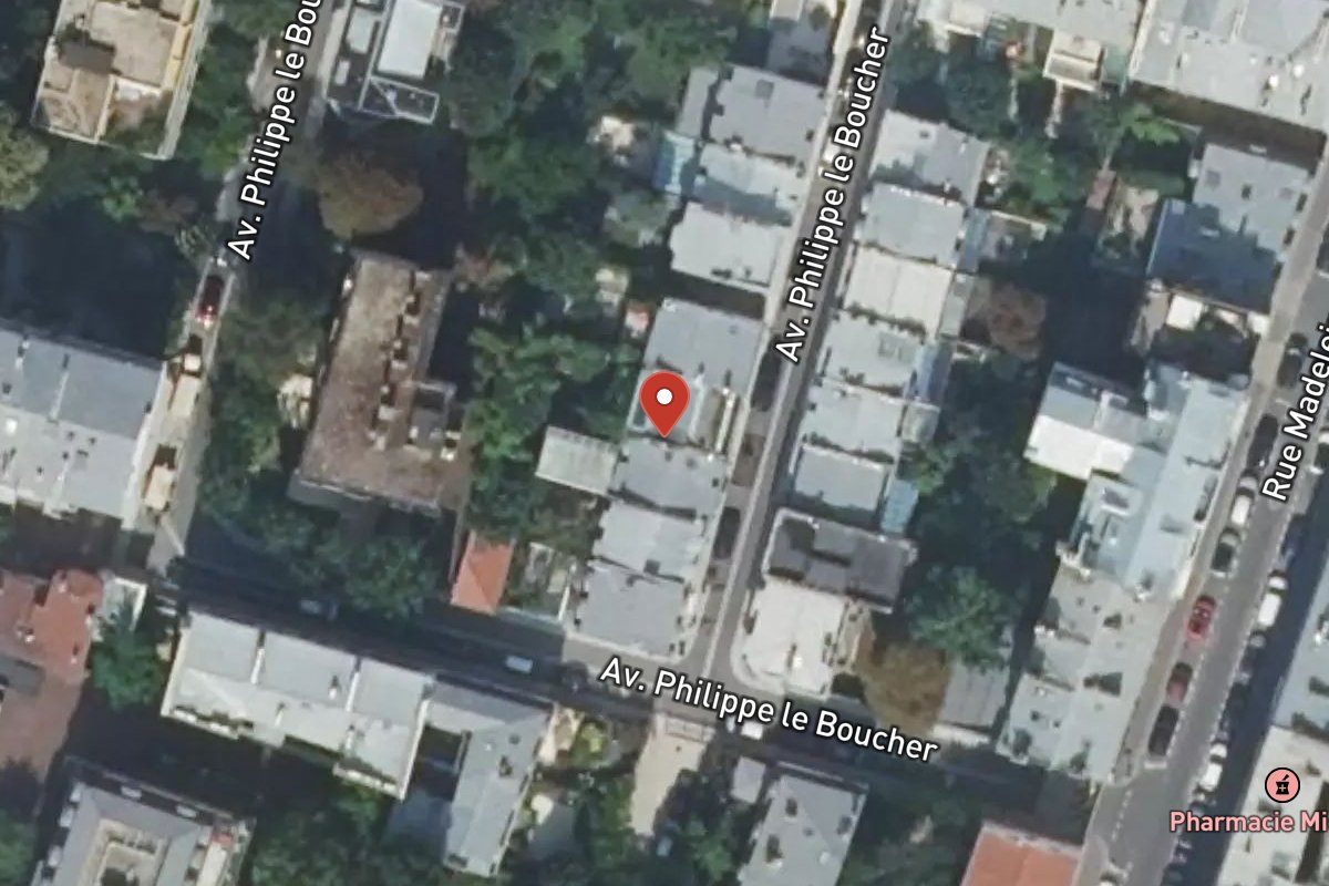 Vue satellite — Avenue Philippe le Boucher