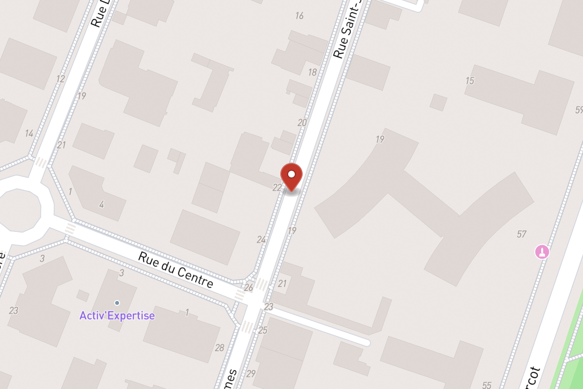 Plan de situation — Avenue Saint James