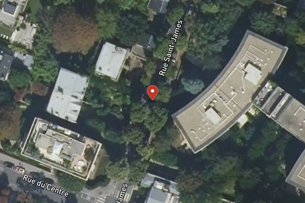 Vue satellite — Avenue Saint James