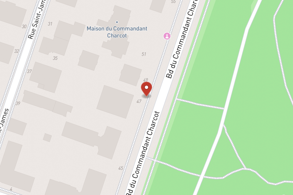 Plan de situation — Boulevard du Commandant Charcot