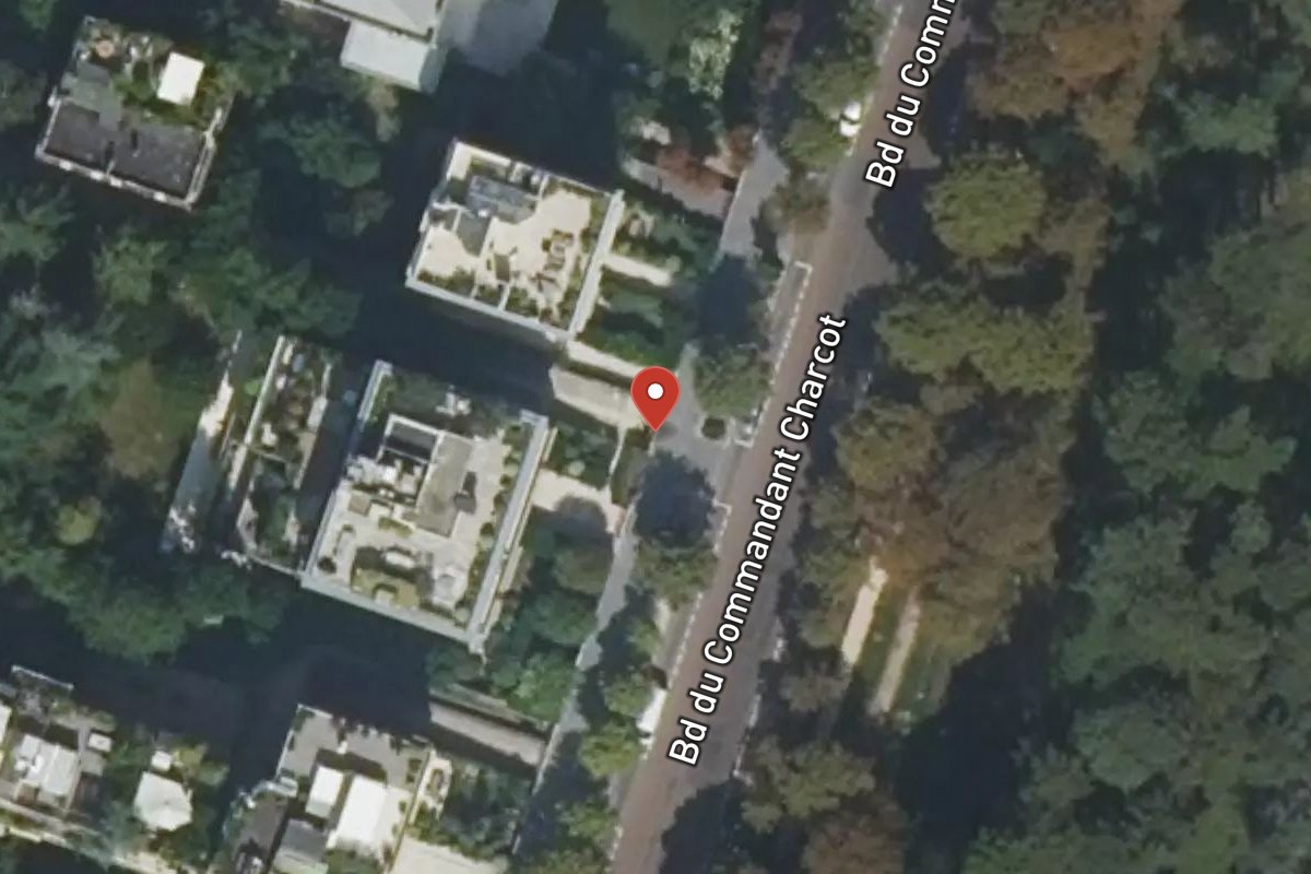 Vue satellite — Boulevard du Commandant Charcot