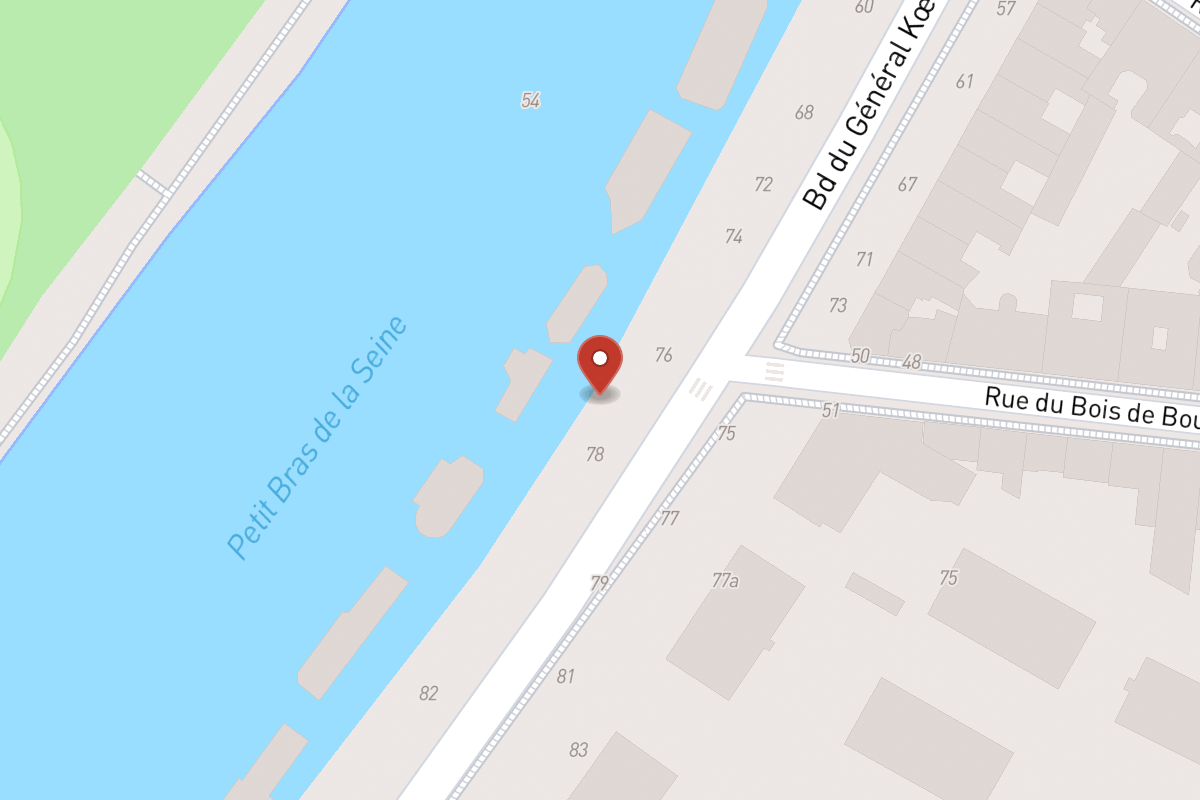 Plan de situation — Boulevard du Général Koenig