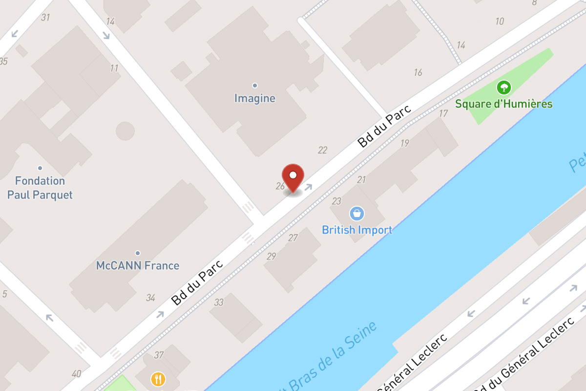 Plan de situation — Boulevard du Parc