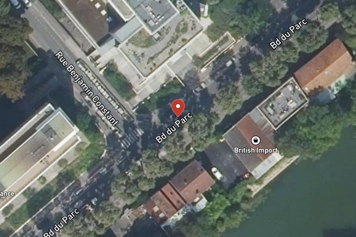 Vue satellite — Boulevard du Parc