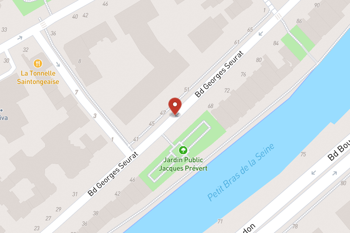 Plan de situation — Boulevard Georges Seurat