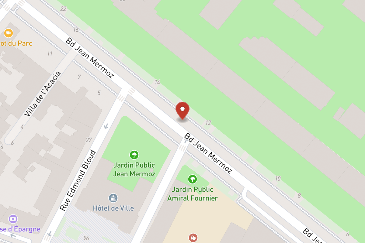 Plan de situation — Boulevard Jean Mermoz