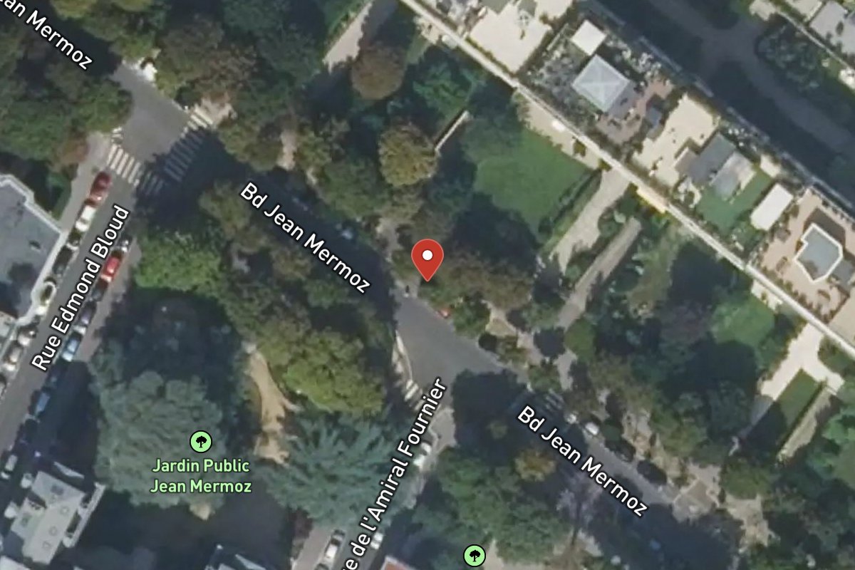 Vue satellite — Boulevard Jean Mermoz