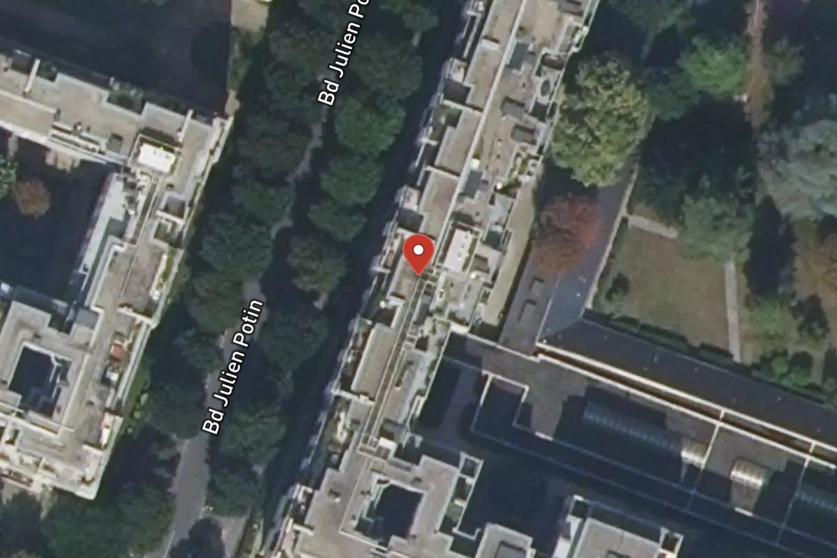 Vue satellite — Boulevard Julien Potin
