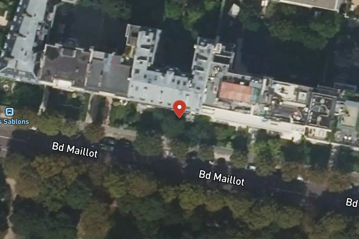 Vue satellite — Boulevard Maillot