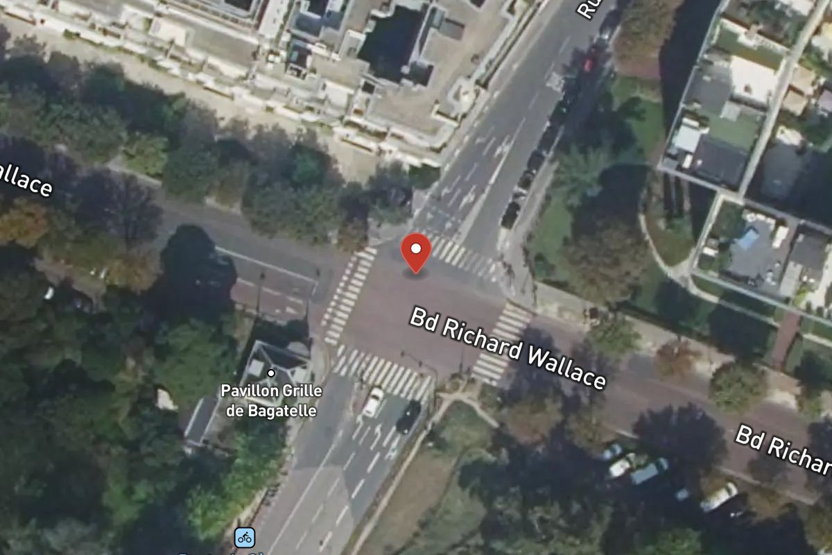Vue satellite — Boulevard Richard Wallace