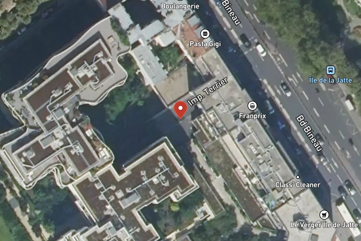 Vue satellite — Impasse Terrier