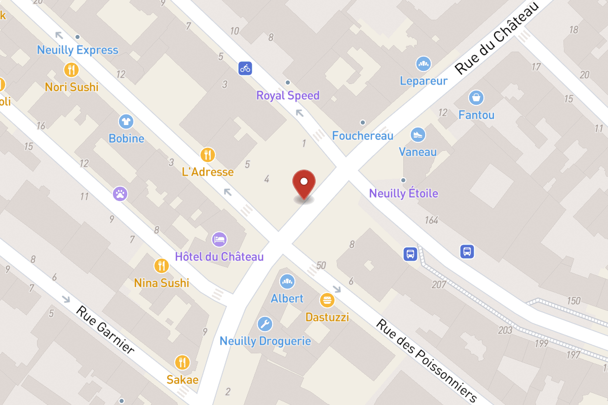Plan de situation — Place du Général Gouraud