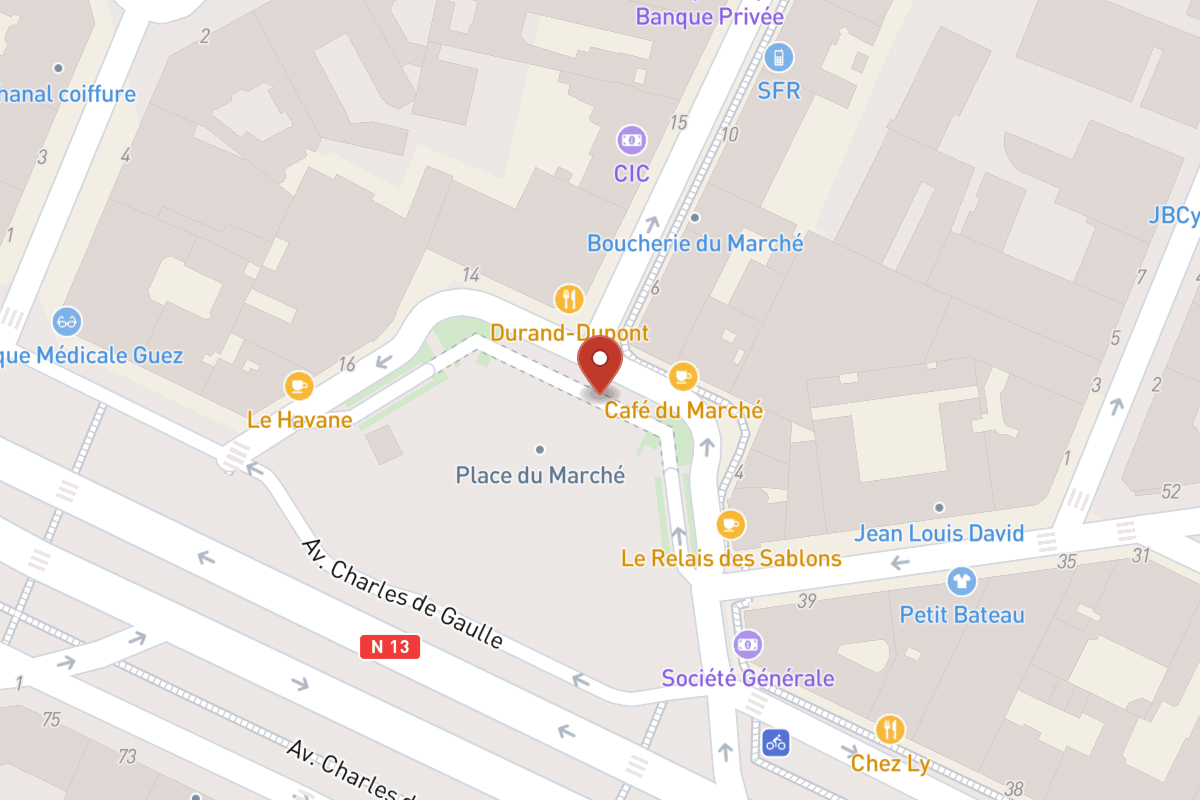 Plan de situation — Place du Marché