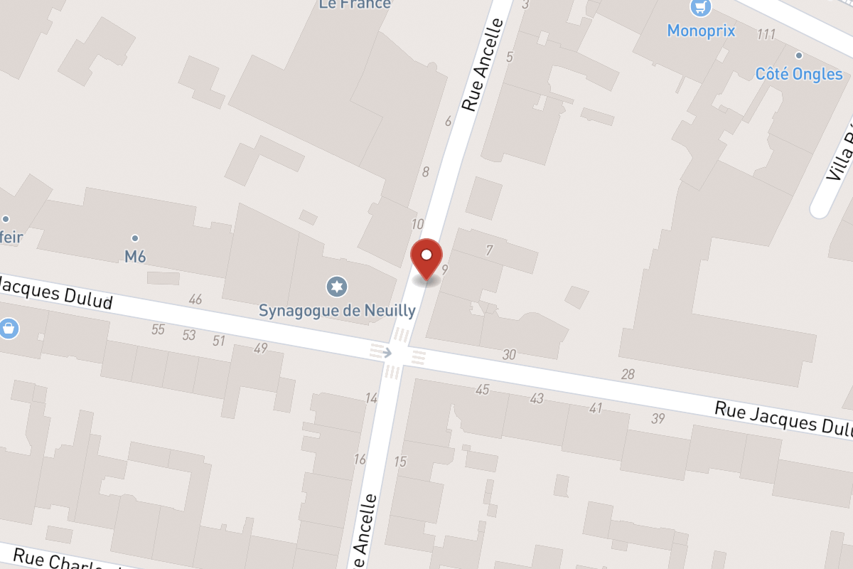 Plan de situation — Rue Ancelle